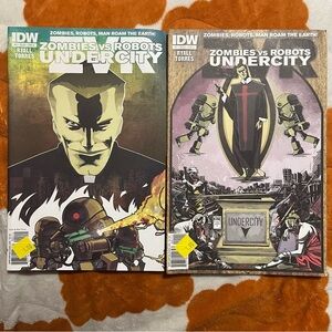 Zombies vs Robots Undercity #1 & #2 IDW Comic Set Ryall Torres Covers
